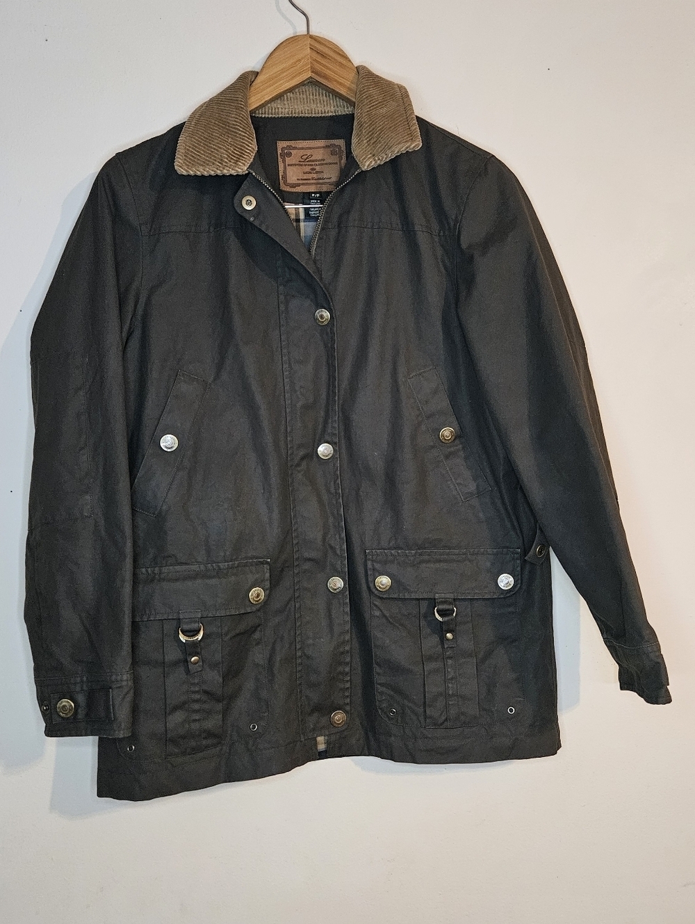 Ralph Lauren Women's Green Olive Canvas Safari Jacket – Size P/P (US XS)